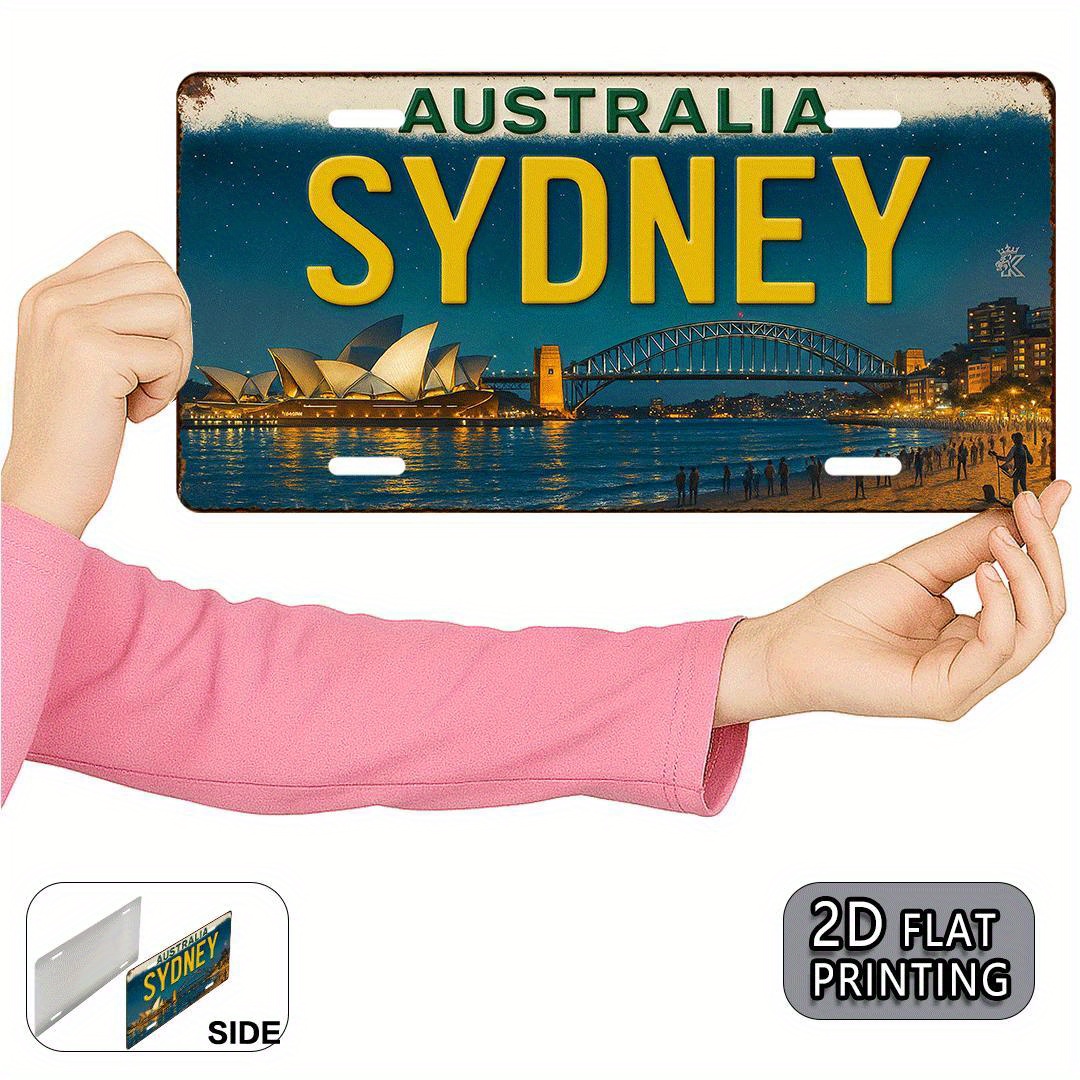 オーストラリア シドニー ナンバープレート ブリキ看板 -  - Home Bar Sydney のレビューと価格