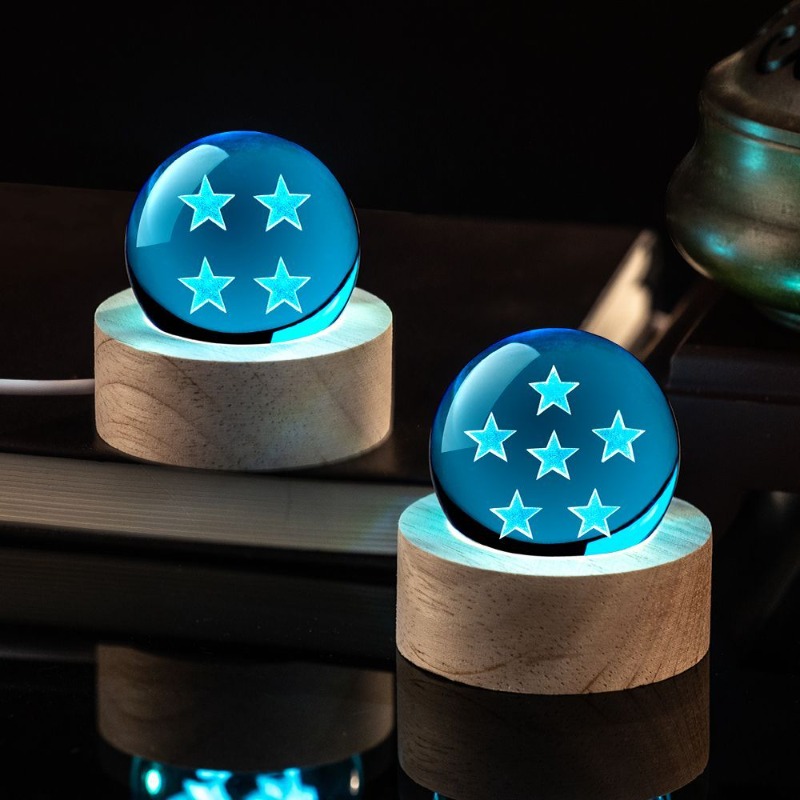ドラゴンボールスタークリスタルボール雰囲気ランプ高色値寝室ク - Highball Glass Set のレビューと価格
