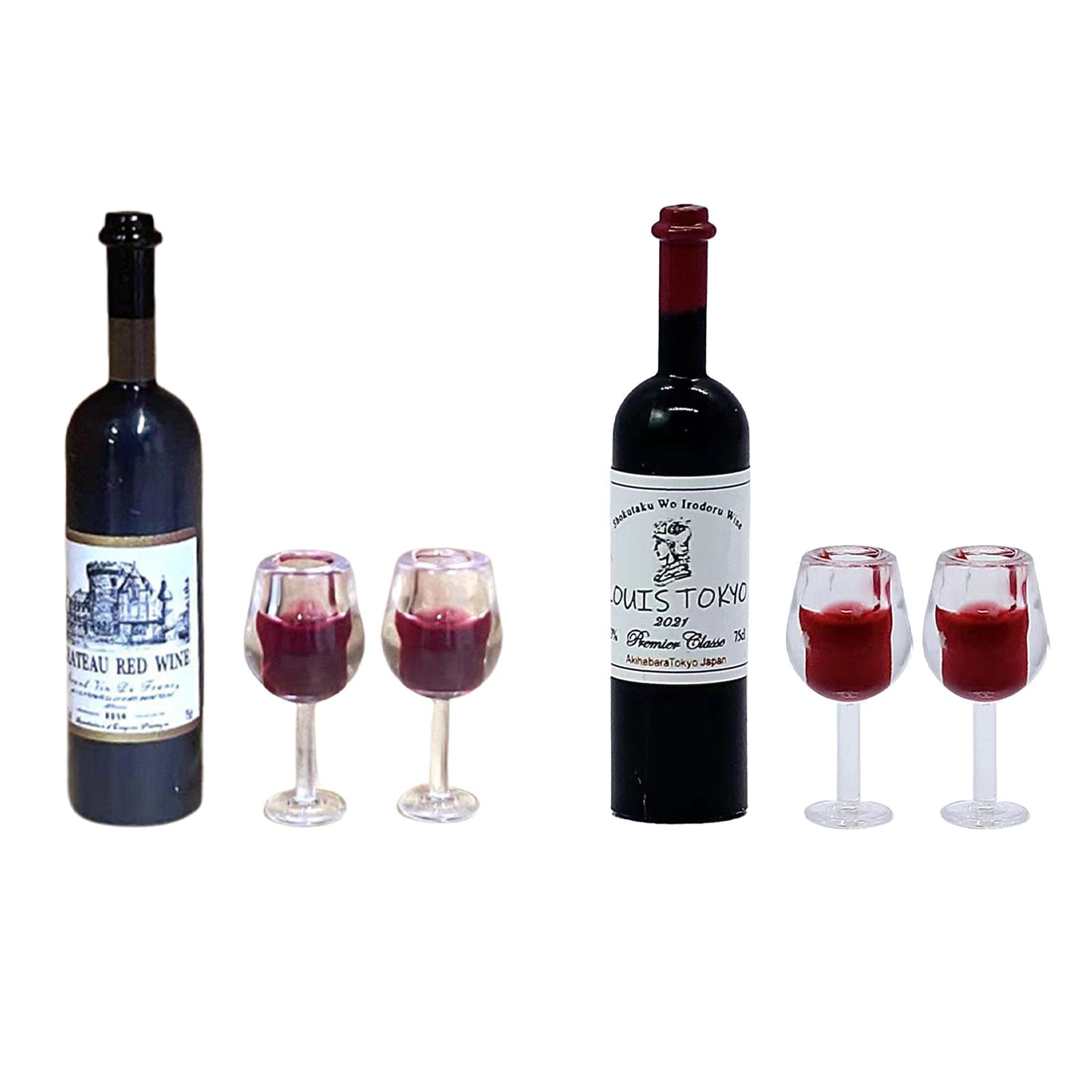 1/12 スケールドールハウスワインボトルカップ風景用品ドー - Home Bar Shelf のレビューと価格