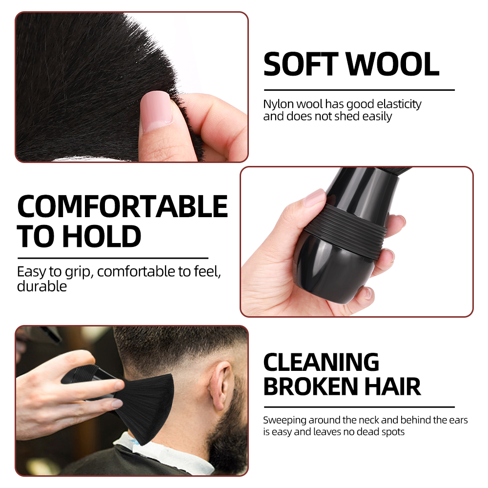 新しいプロフェッショナルソフト毛理髪師ネックダスターブラシ人 - Home Barber のレビューと価格