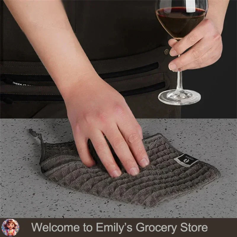 1/4 個コーヒーバークリーニングタオル超吸収性マイクロファ - Home Bar Supplies のレビューと価格