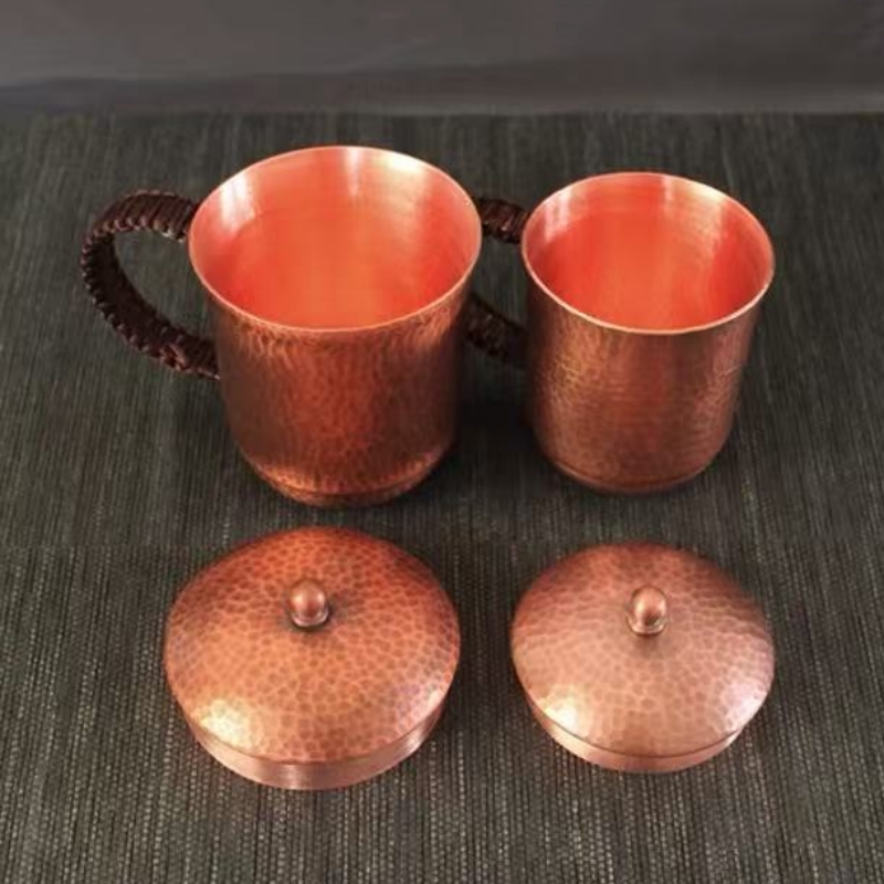 ヴィンテージ純銅コーヒーカップ、蓋付きマグモスクワミュールタ - Mule Copper Mug のレビューと価格