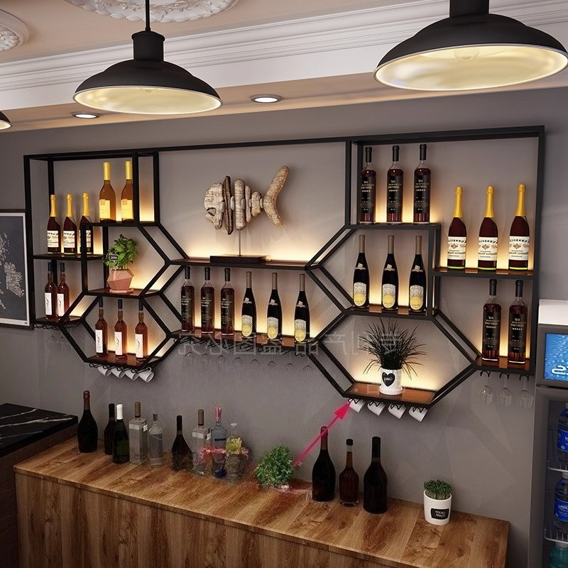 メタルシェルフ ワインキャビネット リビングルーム収納 キッ - Home Bar Shelf のレビューと価格