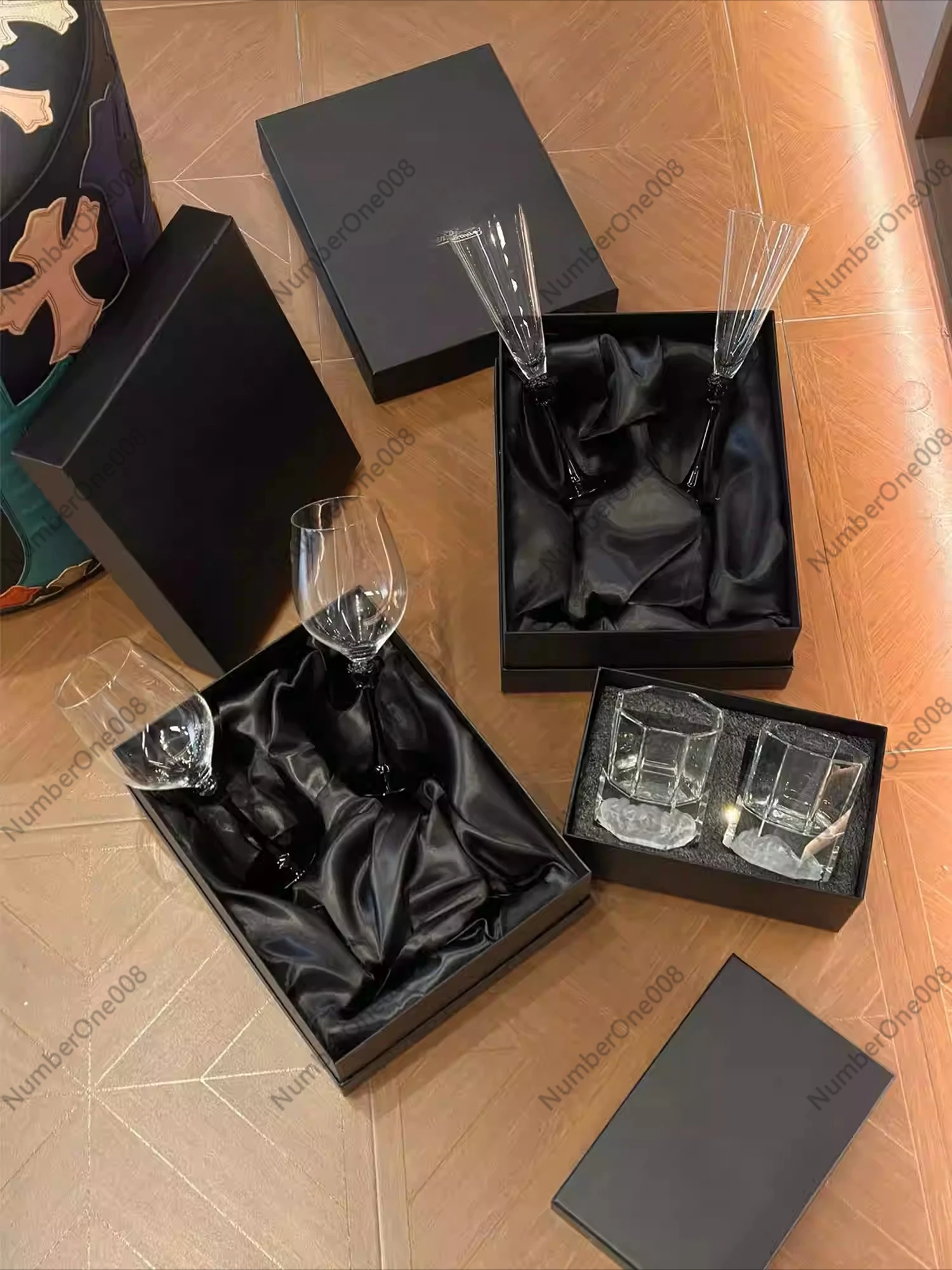 ヨーロッパスタイルのクリスタルガラス製赤ワイングラスギフトボ - Highball Glass Set のレビューと価格
