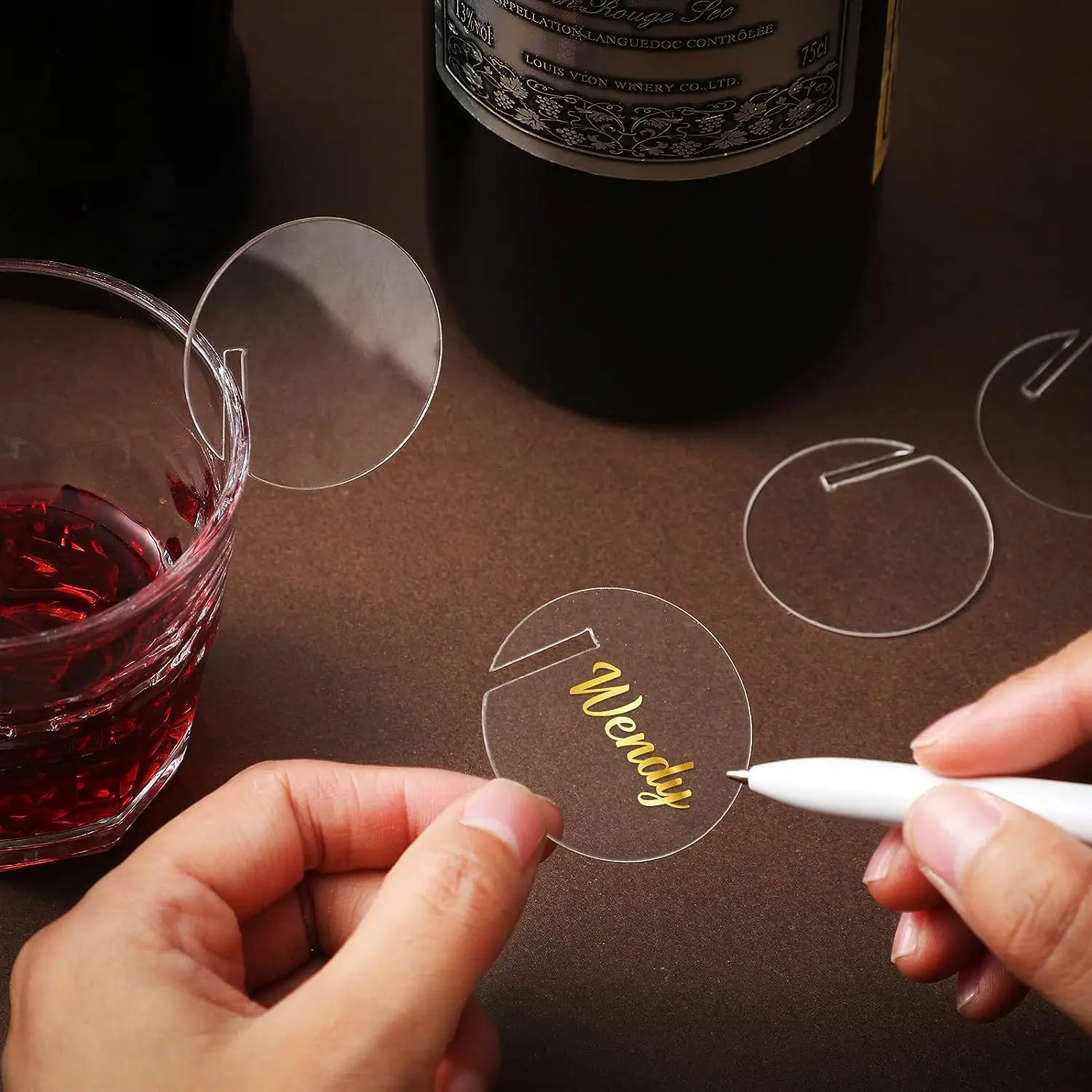 アクリル飲料ラベル,30個,回転,日曜大工,結婚式,誕生日パ - Cocktail Recipe Book のレビューと価格