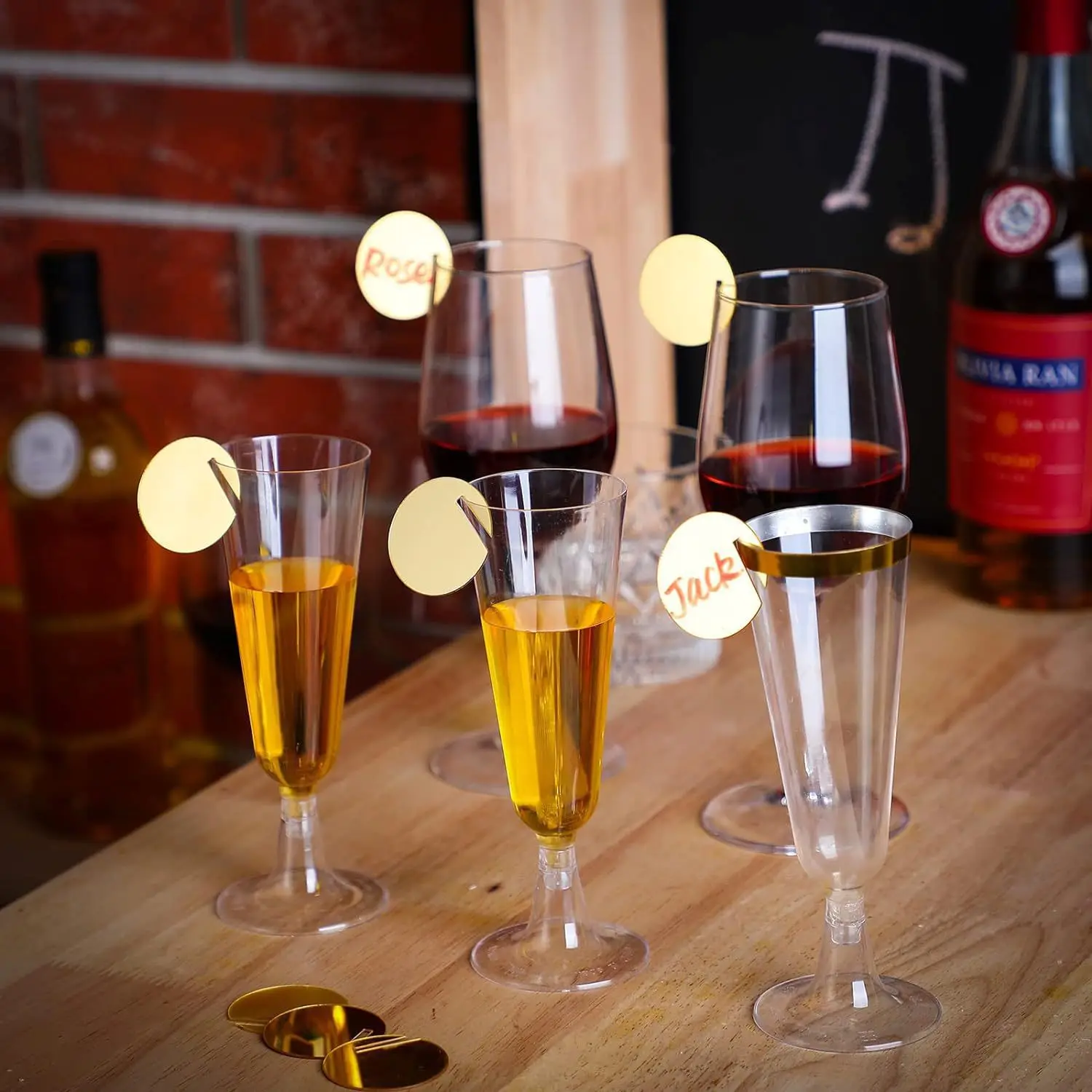 アクリル飲料ラベル,30個,回転,日曜大工,結婚式,誕生日パ - Cocktail Recipe Book のレビューと価格