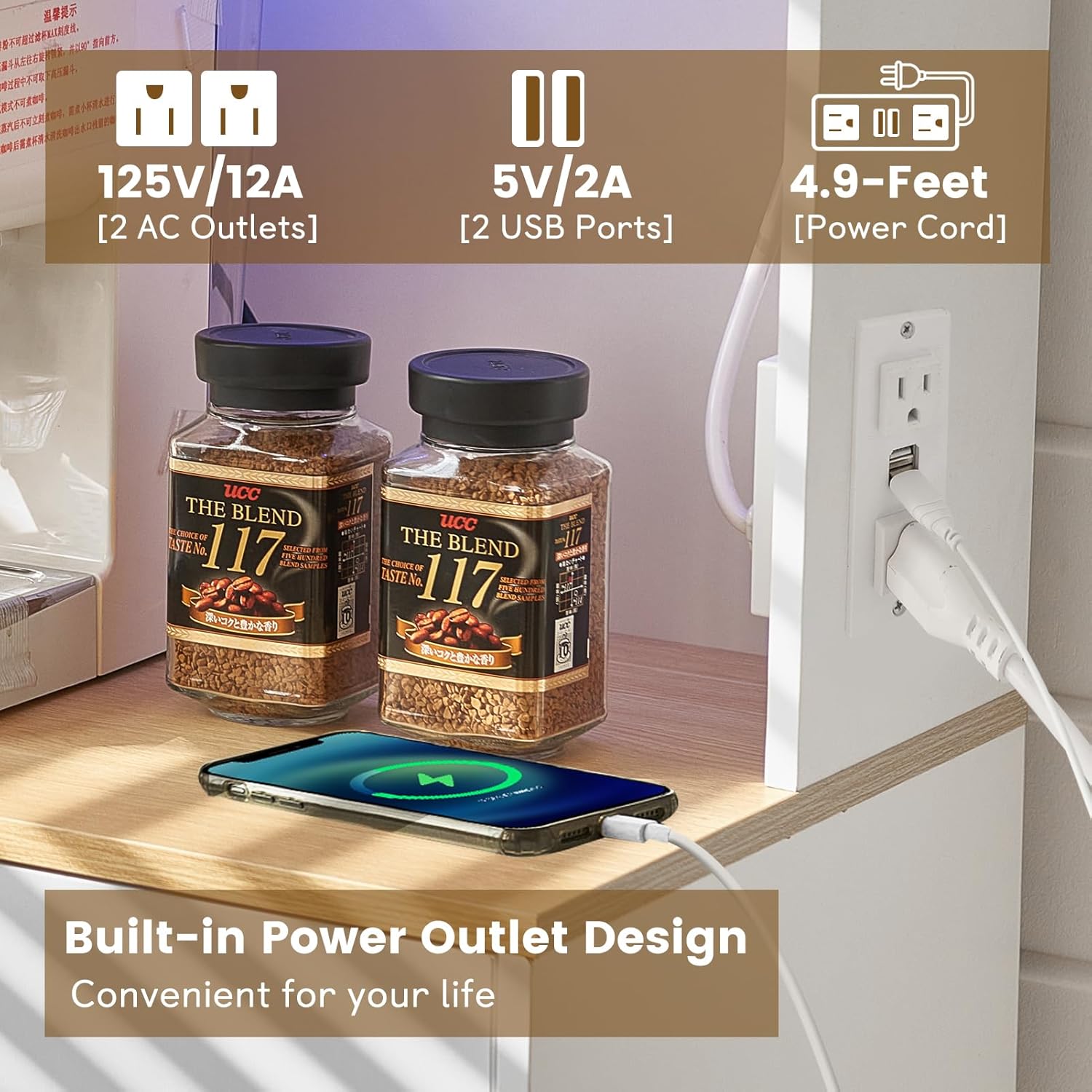 電源コンセントとLEDライト付きワインバーキャビネット、引き - Home Bar And Cabinet のレビューと価格