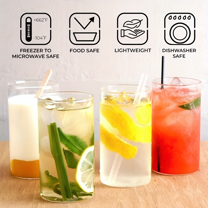 4個560/440mlのドリンクグラス,超軽量,眼鏡用カップ - Highball Glass Set のレビューと価格