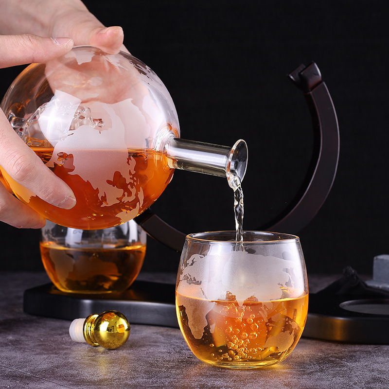 1L クリエイティブグローブデカンタセット、鉛フリーカラフェ - Decanter Globe Set のレビューと価格