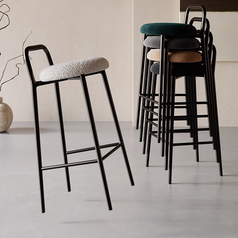 モダンミニマリストハイバースツール、積み重ね可能、家庭用キッ - Home Bar Seating のレビューと価格